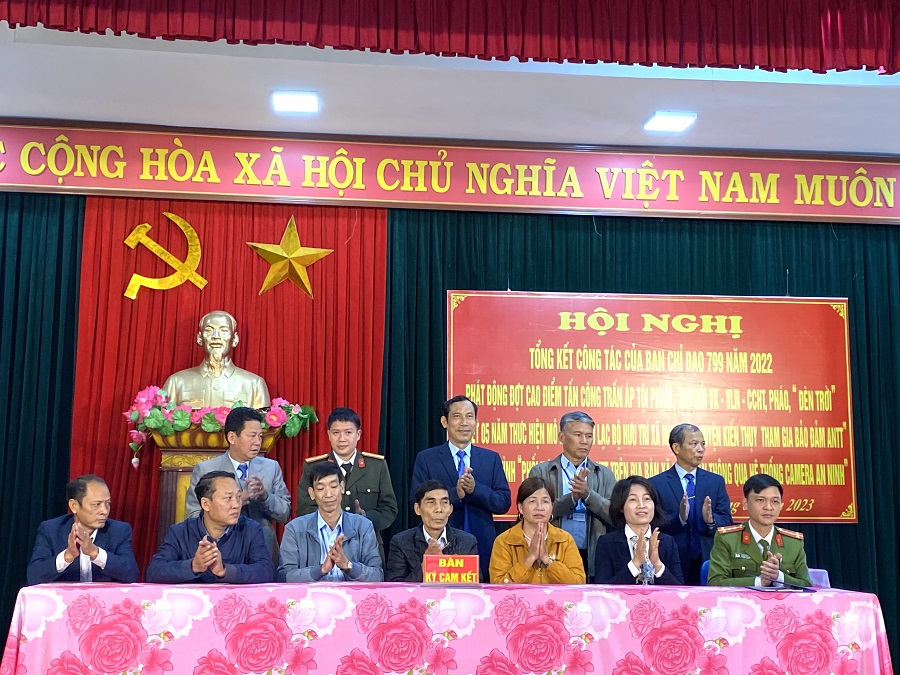 Ban Chỉ đạo 799 xã Minh Tân (Kiến Thụy): Phát động đợt cao điểm tấn công trấn áp tội phạm, bảo đảm an ninh trật tự Tết Nguyên đán 2023